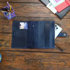 Funda de Cuero Hecha a Mano para Cuaderno/Diario, Tamaño A5, Recargable, Organizador, Protección, Resistente a Olores, LNBC-0135 - Product Image 2