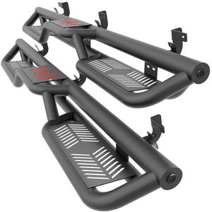 Estribos Laterales Reforzados para 4Runner, <span class=keywords><strong>RAM</strong></span> 1500, Chevy Colorado/GMC Canyon Crew Cab (4 Puertas) 2010-2026, Diseño de Dos Escalones - Product Image 1
