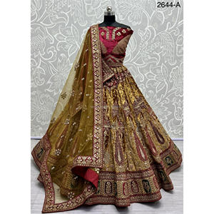 Nupcial Indio Desgaste Terciopelo Colecciones Para Novia Con Zarkhan Trabajo Por Fabzone - Product Image 3