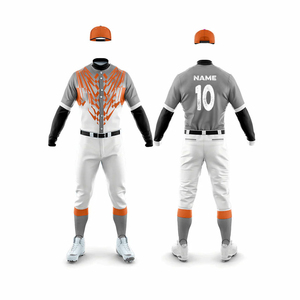 Uniformes de baseball personnalisés, maillots et pantalons de baseball sublimés, fournisseur en gros OEM pour vêtements d'équipe professionnels - Product Image 6