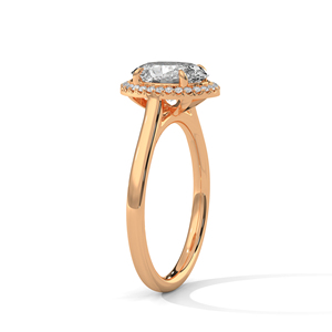 Bague élégante en or et argent pour femmes, coupe ovale ronde, 3,00 carats, moissanite CVD, pierre de couleur CZ EGL VVS2 D VS1, bijoux - Product Image 1
