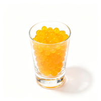 Passievrucht Popping Boba 3,4kg Klaar om te serveren voor snel bewerkende drankenwinkels Halal Groothandel Meerdere smaken Gemaakt in Taiwan