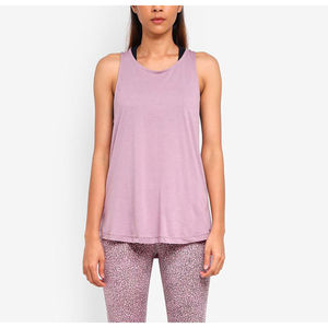 เสื้อกล้ามออกกำลังกายผู้หญิงคุณภาพสูง ดีไซน์ตาข่ายแบบสบายๆ เปิดหลัง ทอแบบพิเศษ เหมาะสำหรับโยคะและกีฬา ใส่ในยิม ชุดออกกำลังกายแบบซับลิเมชั่น - Product Image 4