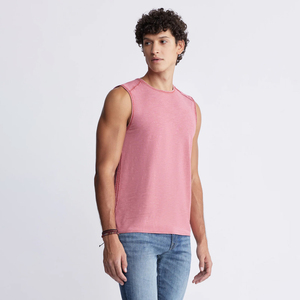 Best Quality Pakistan Made Men's Casual Knitted Tank Tops 100% Cotton Quick Dry Breathable Gym Wear Customized Printing - Product Image 3