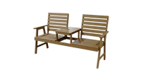 Ensemble de meubles modernes et durables en corde tressée avec structure en contreplaqué de pin américain, pliable pour l'extérieur, le jardin, la ferme et l'hôtel
