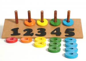 Jouets en bois pour bébés de 0 à 3 ans – Jouets éducatifs sensoriels pour tout-petits, cadeaux écologiques en bois naturel pour le développement précoce - Product Image 2