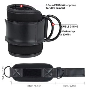 Sangles de cheville en néoprène pour la musculation avec protection, soutien de cheville réglable pour hommes - Prix de gros - Product Image 6
