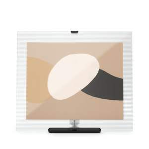 Support en résine moderne à motifs festonnés - Product Image 1