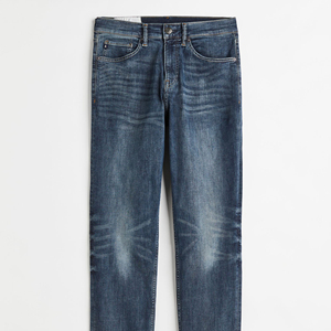 Pantalones Vaqueros de Mezclilla para Hombre, Corte Recto, Estilo Casual, Algodón de Peso Medio, Lavado a la Piedra, para Invierno |   Ecológico y Vintage - Product Image 5