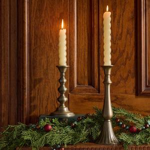 ชุดเชิงเทียนทองเหลืองวินเทจ ฐานลายริบบิ้นโบราณ ดีไซน์หรูหรา เหมาะสำหรับตกแต่งงานแต่งงานแบบดั้งเดิมของตะวันออกกลาง - Product Image 6