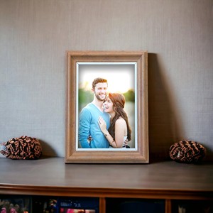 Carved Teak Wood 3D Photo <b>Frame</b> 6x8 Inches Handmade for Lightweight Heritage Collection | Wholesale - Product Image 1