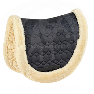 Almohadillas de Silla de Montar Ligeras OEM Lisas Teñidas con Relleno de Algodón y Forro Polar - Product Image 3