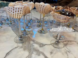 Copas de Vino Personalizadas con Forma de Concha, Copas de Martini, Regalos Personalizados para Damas de Honor, Regalos para Despedida de Soltera, Hechas a Mano, Duraderas - Product Image 5