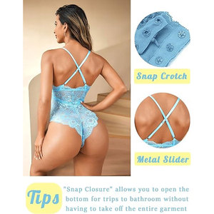 Solid Trader Fashionable Plain Mesh <b>Bodysuit</b> Beautiful <b>Square</b> <b>Neck</b> Sleeveless Leotard Tops Women Beach Wear - Product Image 2