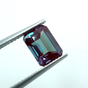 อเล็กซานไดรต์ธรรมชาติ หินแกรนด์เจมสโตนทรงคุชชั่น 2.10 กะรัต หินเจียระไนสำหรับทำเครื่องประดับ 8x6x4.5 มม. - Product Image 2