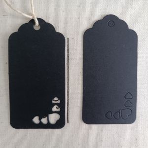 Étiquette cadeau personnalisée OEM 2026, nouvelle arrivée, avec motif floral, finition mate, en papier, pour cadeaux de mariage et de célébration - Product Image 5