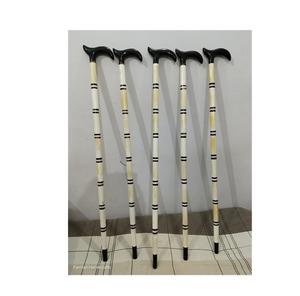 Bâtons de marche de luxe faits à la main en corne de buffle et de bœuf avec poignée en os à prix abordable - Product Image 1