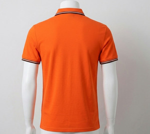 Polo homme en coton lourd de qualité supérieure, anti-boulochage, respirant, en maille piquée, avec logo brodé personnalisé, manches courtes. - Product Image 4