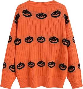 Suéter de Punto para Mujer, Estilo Waffle, Informal, para Invierno, Suave, Transpirable, de Color Sólido - Product Image 2