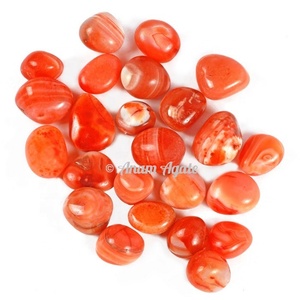 Piedras caídas de jaspe rojo de alta calidad, precio a granel, cristales curativos, piedras caídas para meditación, lote al por mayor, curación espiritual - Product Image 4
