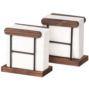 Traditional Wooden Metal Luxury Eco-Friendly Handmade Napkin & <b>Tissue</b> <b>Holder</b> Premium Quality Customizable Color Tableware Decor - Product Image 4