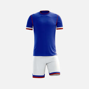 Tenues de football personnalisées de qualité supérieure pour hommes – Ensemble de vêtements de football en gros avec découpe automatisée et impression par transfert thermique - Product Image 1
