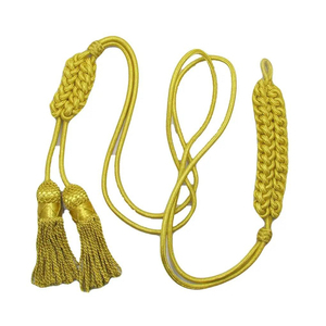 Aiguillette Cérémoniale Personnalisée Tressée Or Argent Rouge Bleu Vert OEM ODM Vente en Gros Accessoire Décoratif - Product Image 5