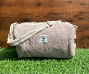 กระเป๋าทรงดัฟเฟิลสไตล์วินเทจทำด้วยมือจริงกระเป๋าเดินทางสไตล์โบฮีเมียนแบบตะวันตกใช้ได้ทั้งชายและหญิงมีสไตล์ปอกระเจาพร้อมกระเป๋าเดินทางผ้าฝ้าย - Product Image 5