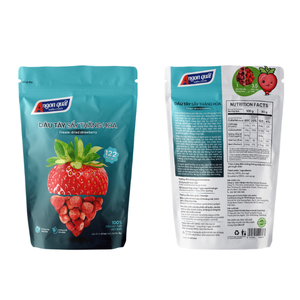 Marque privée OEM - Fournisseur vietnamien de fraises lyophilisées, collation naturelle de qualité supérieure - Paquet de 30g - Product Image 1