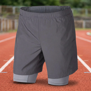 กางเกงขาสั้นผู้ชายพรีเมียม ผ้าไม่ทอ โพลีเอสเตอร์ 100% |   กางเกงขาสั้นกีฬาเอวกลาง แห้งเร็ว ระบายอากาศดี สวมใส่สบาย พร้อมขอบเอวยางยืด - Product Image 5