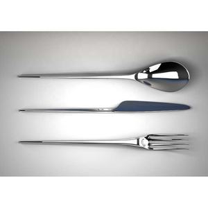 Prix de gros en usine à bas prix en acier inoxydable poli miroir doré poignée clouée cuillère couteau et fourchette ensemble de couverts - Product Image 5