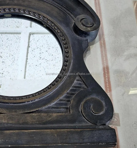 Miroir mural en résine de style farmhouse indien moderne pour les espaces de vie et les bureaux à domicile, décoration de mariage, léger, fait à la main - Product Image 3