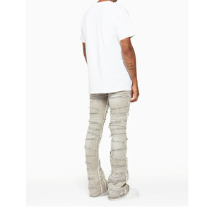 Pantalones Casuales de Algodón, Corte Recto, Color Sólido, Cintura con Cordón Ajustable, Logotipo Personalizado, Alta Calidad, Directo de Fábrica, Nueva Llegada - Product Image 6