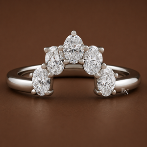 Anillo de Boda de Diamante Cultivado en Laboratorio de Primera Calidad para Mujer, 0.65CT, 2.2mm de Ancho, Oro de 14K, Joyería Fina Elegante y de Lujo, Anillo de Aniversario - Product Image 1