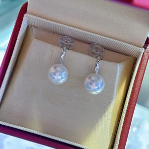 Boucles d'oreilles Aobai Ping, alternative de haute qualité, grandes perles naturelles de 12-13 mm, tendance, 100 % naturelles, beauté, positionnement des points élevé - Product Image 2