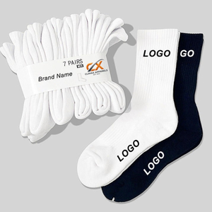 Chaussettes de sport en maille tricotée en gros, mélange nylon-coton, respirantes et anti-transpiration pour hommes et femmes - Product Image 2