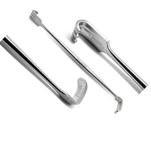 Rétracteur auto-serrant PISSCO Senn Mueller pour chirurgie, en acier inoxydable, lot de 3 rétracteurs Senn Mueller en acier inoxydable - Product Image 1