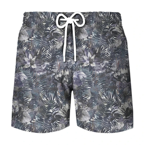 Custom Vintage Distressed Plaid Waterproof Drawstring Closure <b>3</b>/<b>4</b> Long Running <b>Shorts</b> Men Polyester/Cotton Plus Size <b>Shorts</b> - Product Image 3