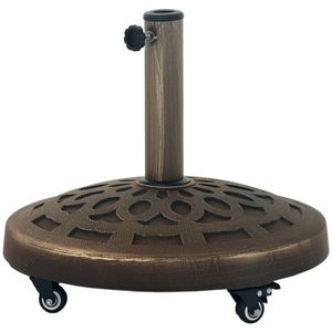 Base per Ombrellone Quadrato da Giardino in Acciaio Inossidabile per Patio, Ristorante, Hotel, Spiaggia, Piscina, Raggio 3m, Struttura in Acciaio - Product Image 1
