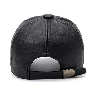 Gorra de Béisbol Econex Deportiva Unisex de 6 Paneles, PU Twill, Transpirable, Impermeable, Color Sólido, Cierre Ajustable, Deportiva, Casual, para Exteriores - Product Image 3