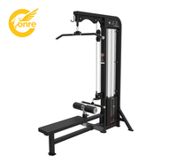 Machine à câble réglable professionnelle pour exercices de traction haut/bas, double pulley latérale, pour entraînement des bras, des épaules et du dos