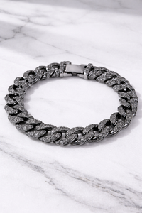 Luxury Hip Hop Lab Grown Diamond Chain <b>Bracelet</b> 10K 14K Gold 925 <b>Silver</b> Premium Iced Out <b>Bracelet</b> Urban Style Party Wear - Product Image 5