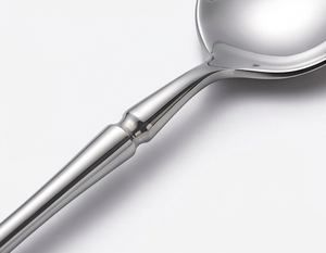 Ensemble de couverts design finition argentée avec manche moderne – Vaisselle élégante pour dîner, mariage, fête, cuisine, cadeau, essentiels de table - Product Image 2