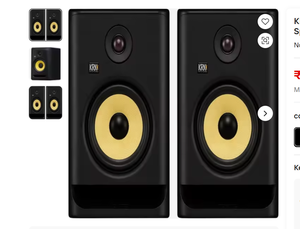 Monitor de Estudio Profesional de Dos Vías con Alimentación KRK Classic 8 - Product Image 1