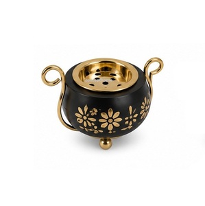 Wooden Incense <b>Burner</b> with Copper Top and Handles Aromatic Diffuser <b>for</b> Home Decor Sandalwood Material All-Season Use - Product Image 6