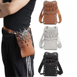 Étui de luxe vintage en cuir véritable pour ciseaux de barbier avec protection anti-odeur, design décontracté et confortable LBSH-0028 - Product Image 6