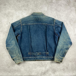Men's <b>Denim</b> Jacket Turn-down Collar Regular Fit Casual Style Button Closure Washed Cotton <b>Material</b> Autumn Wear - Product Image 2