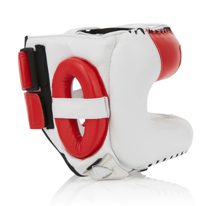Best Price Good Quality Cowhide Leather MMA Boxing <b>Head</b> Guard Custom Logo & Color Eco-Friendly OEM Service <b>Head</b> Guard - Product Image 2