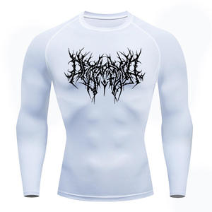 Pro Mock Neck Long Sleeve <b>Mens</b> <b>Compression</b> Rash Guard Maternity Four-Way Stretch Breathable Quick Moisture Dry UV Protection - Product Image 5