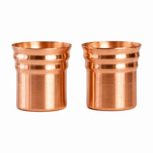 Gobelet en cuivre pur de qualité supérieure, seau rafraîchisseur d'eau en métal robuste, gobelet à eau en cuivre ayurvédique artisanal pour hôpital - Product Image 3